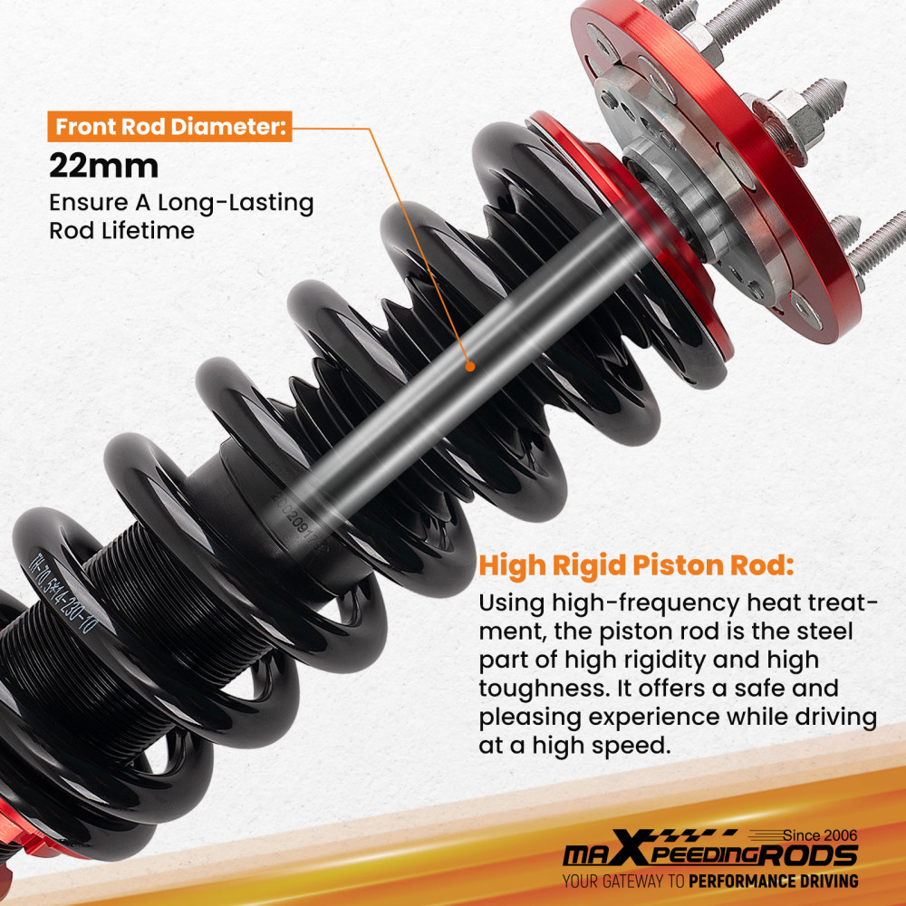 MaXpeedingrods Coilovers Suspension Lowering Kit For Honda Accord 2003-2007