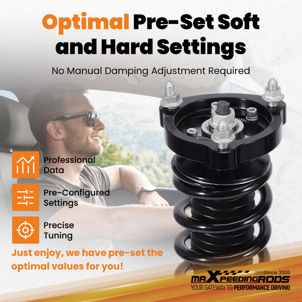 MaXpeedingrods Adjustable Coilovers Suspension Kits compatible for Honda CivicSi 2006-11
