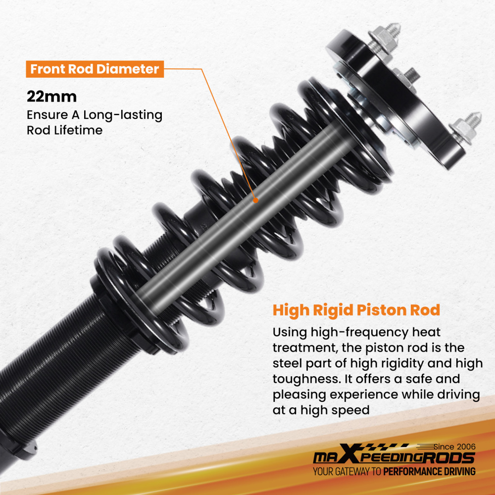 MaXpeedingrods Adjustable Coilovers Suspension Kits compatible for Honda CivicSi 2006-11