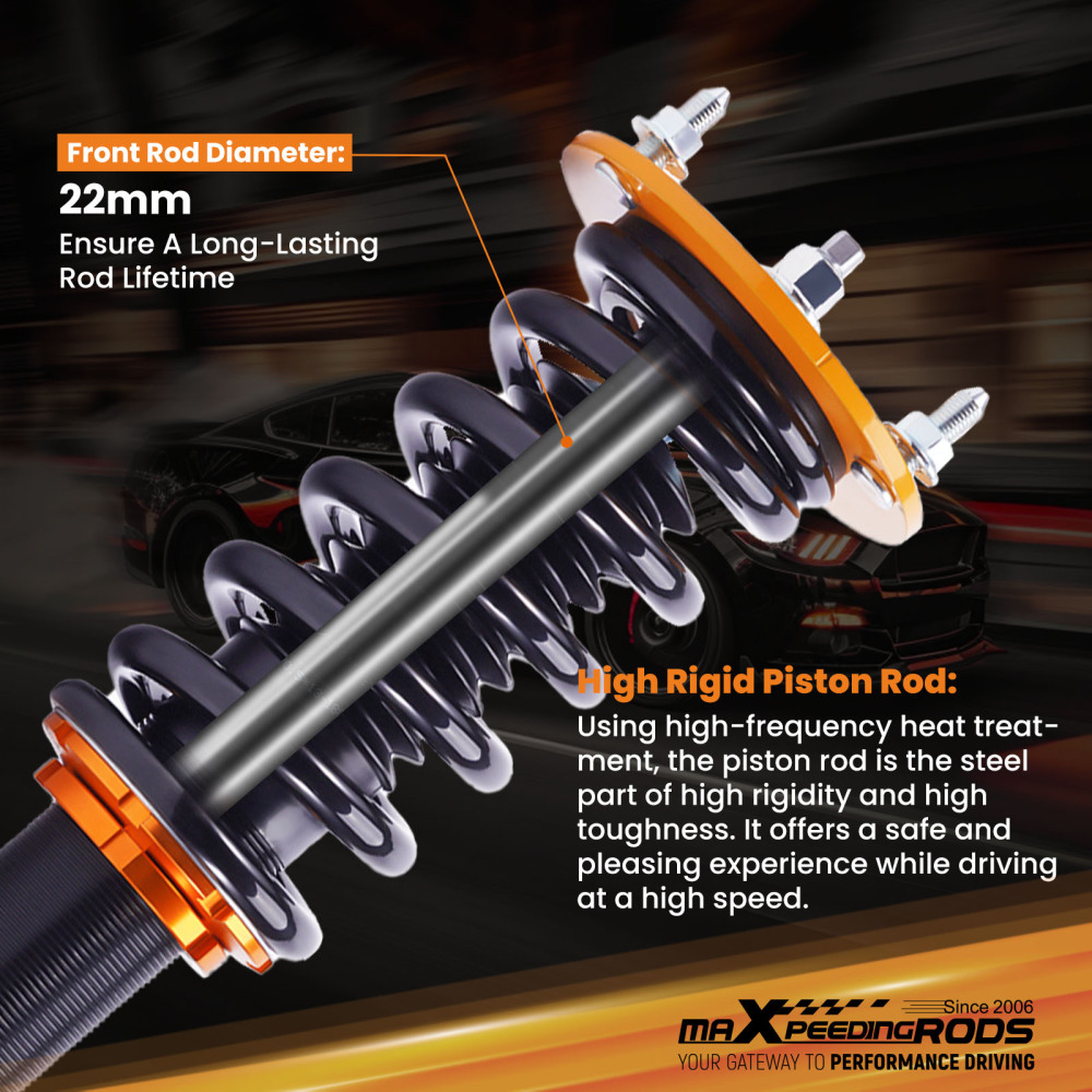 Adjustable Height Coilovers Strut Suspension Kit compatible for Lexus LS400 XF10 1990-1994  Lowering Kit