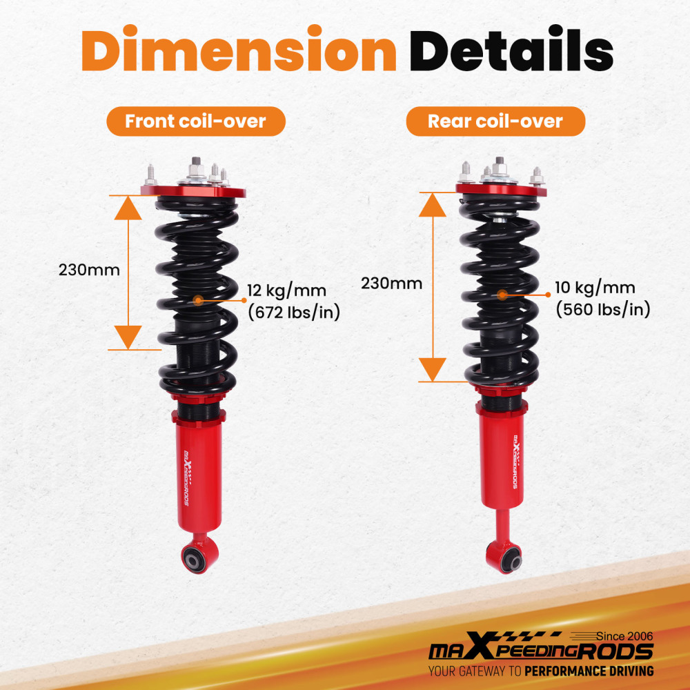 Ammortizzatori compatibile per LEXUS IS3002001-2005 Suspension kits Lowering Kit