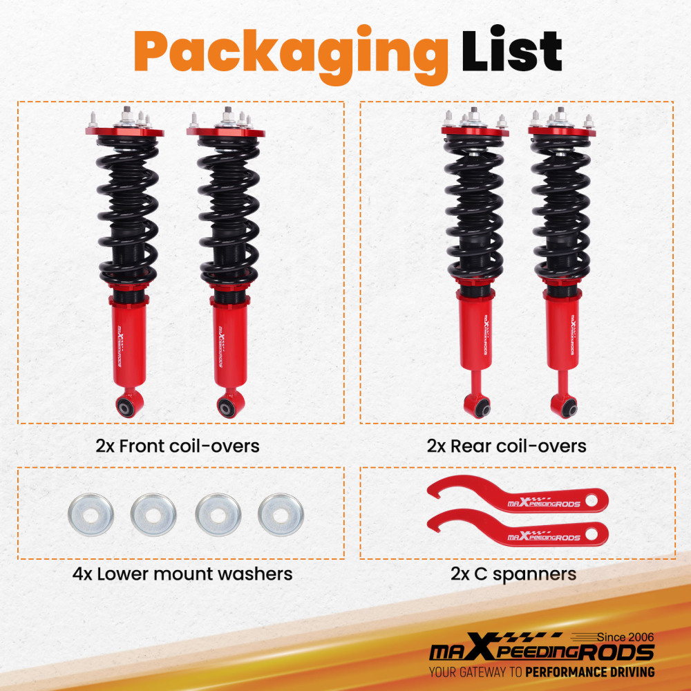 Ammortizzatori compatibile per LEXUS IS3002001-2005 Suspension kits Lowering Kit