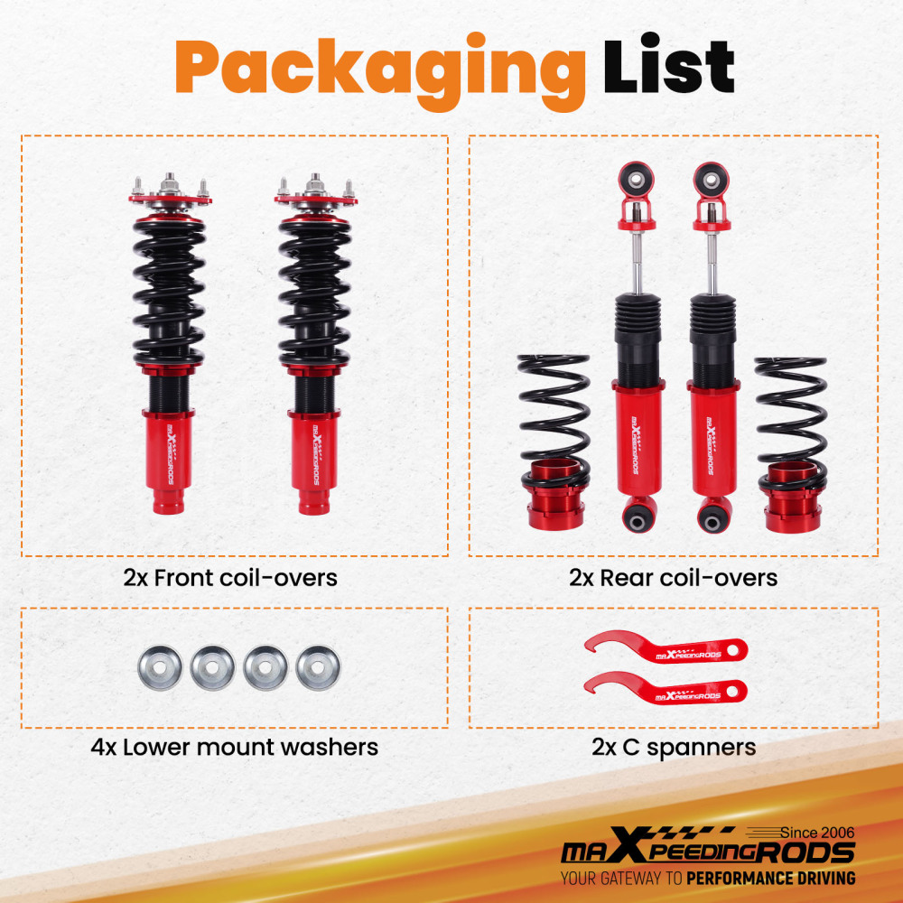 Coilovers Lowering Kit compatible for Mazda 6 2003 2004 2005 2006 2007 Shock Absorber