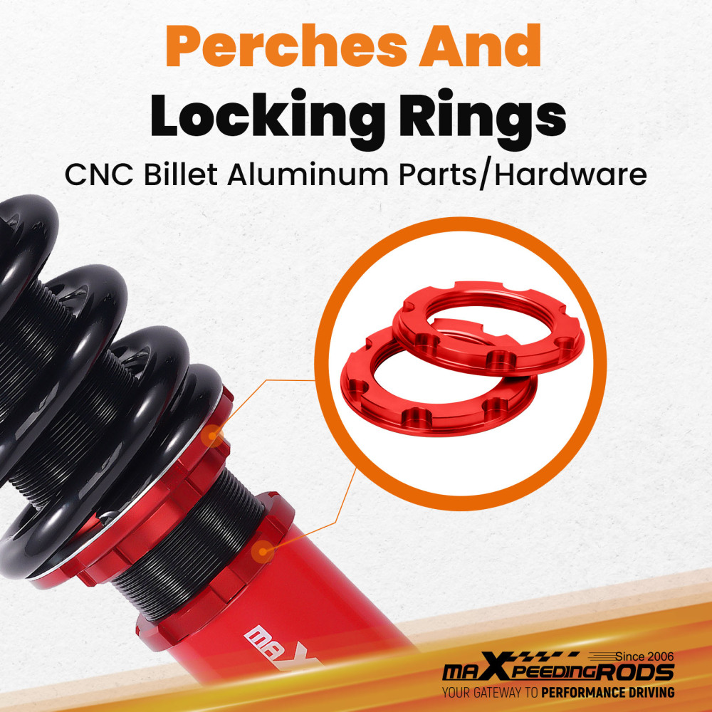 MaXpeedingrods Coilovers Suspension Lowering Kit compatible for Mazda Miata 2006-15 NC