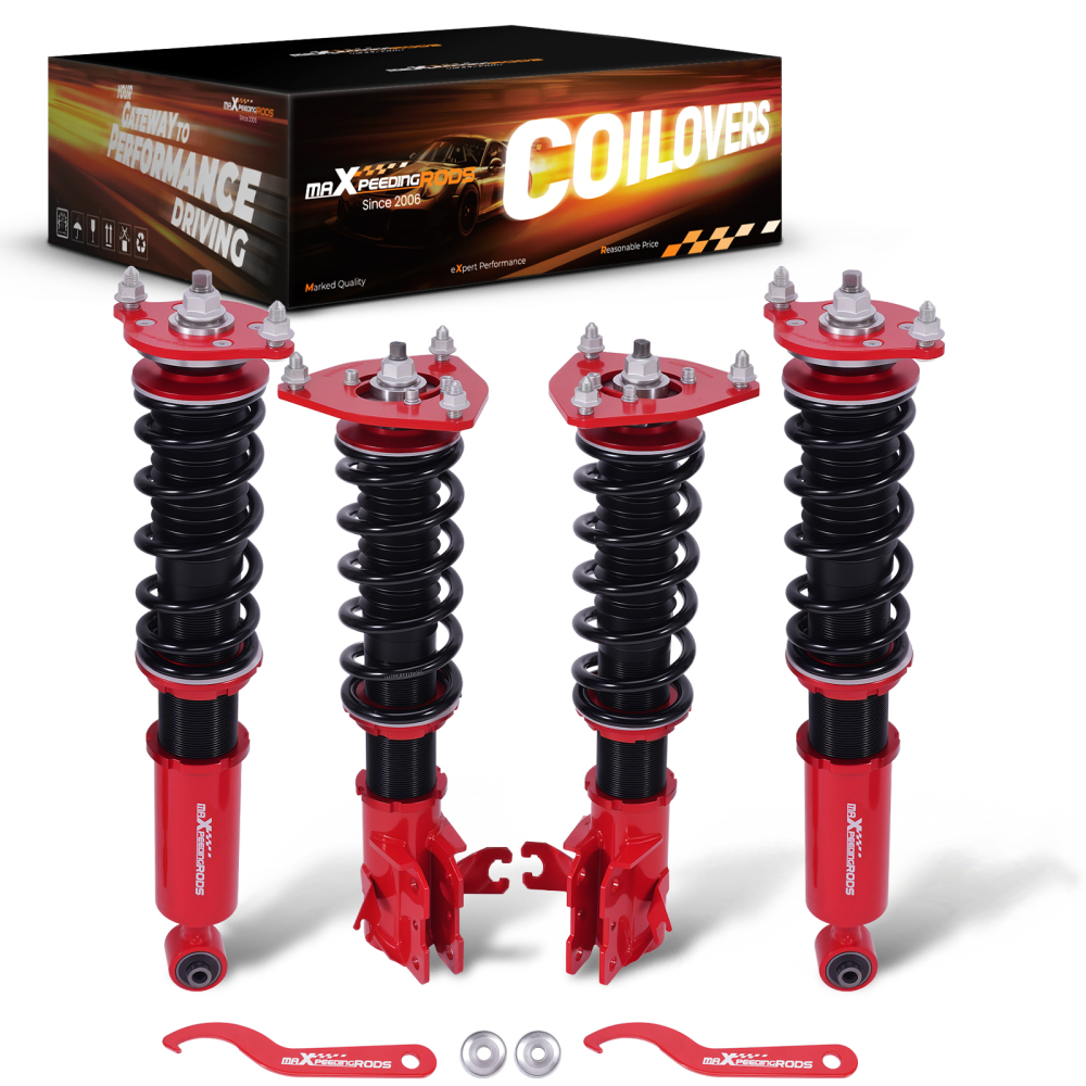 MaXpeedingrods Coilovers Suspension Lowering Kit compatible for Mitsubishi Mirage 97-01