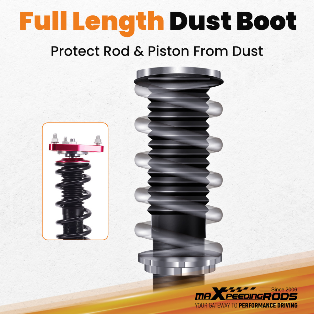 MaXpeedingrods Full Coilovers Adjustable Lowering Kit compatible for Ford Mustang 2015-2023