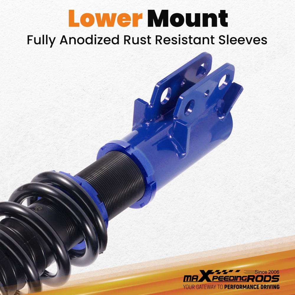 Coilover Lowering Kit compatible for Ford Mustang Base SN95 1994-2004 Front Camber Plate