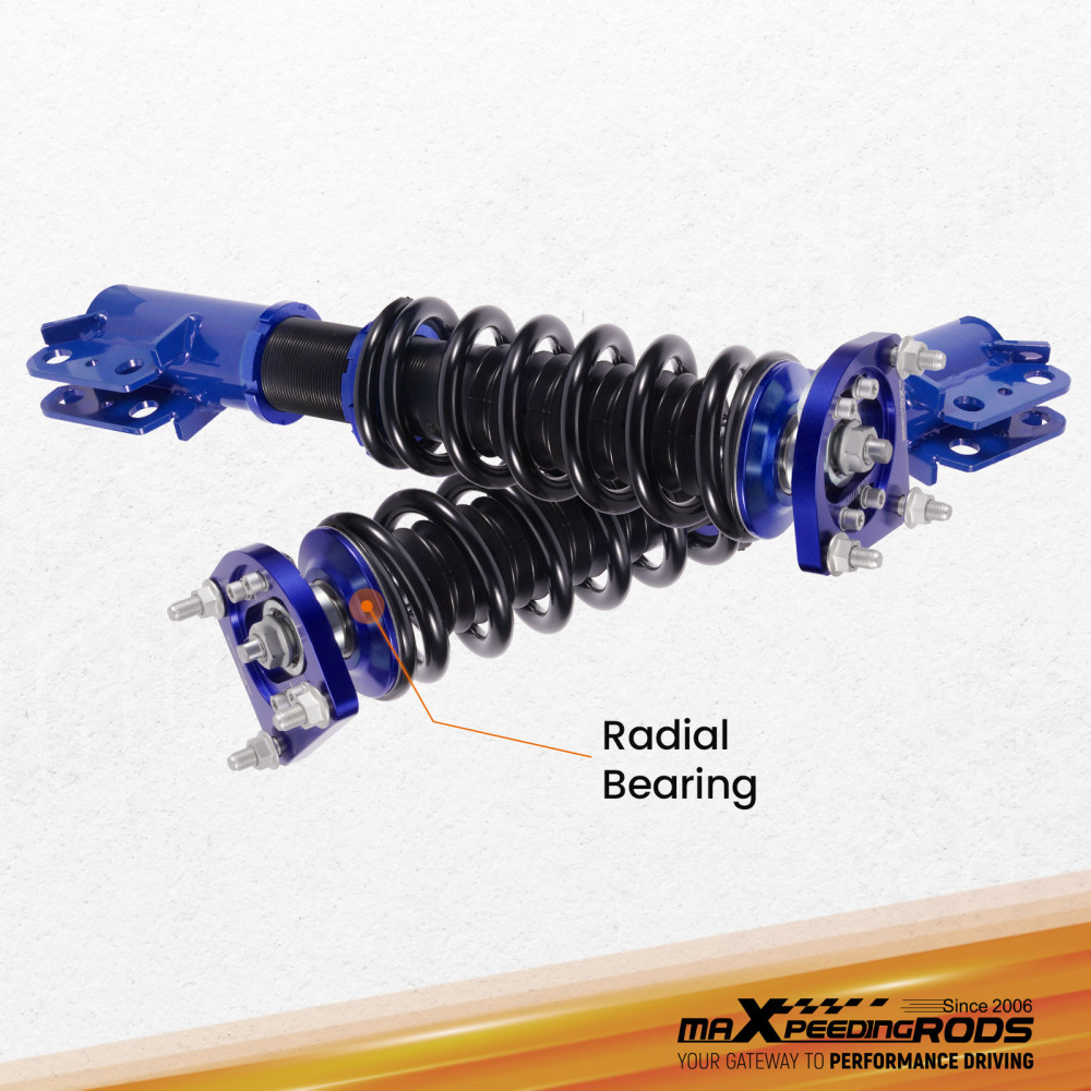 Coilover Lowering Kit compatible for Ford Mustang Base SN95 1994-2004 Front Camber Plate