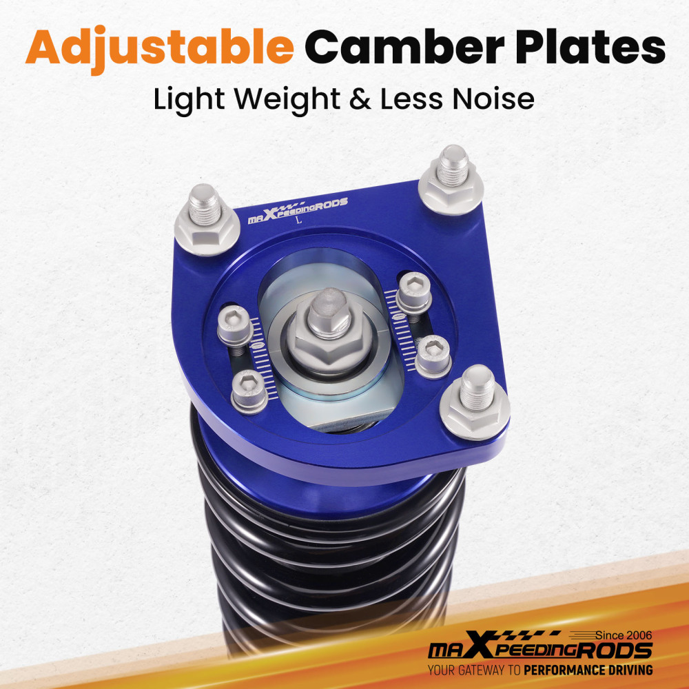 Coilover Lowering Kit compatible for Ford Mustang Base SN95 1994-2004 Front Camber Plate