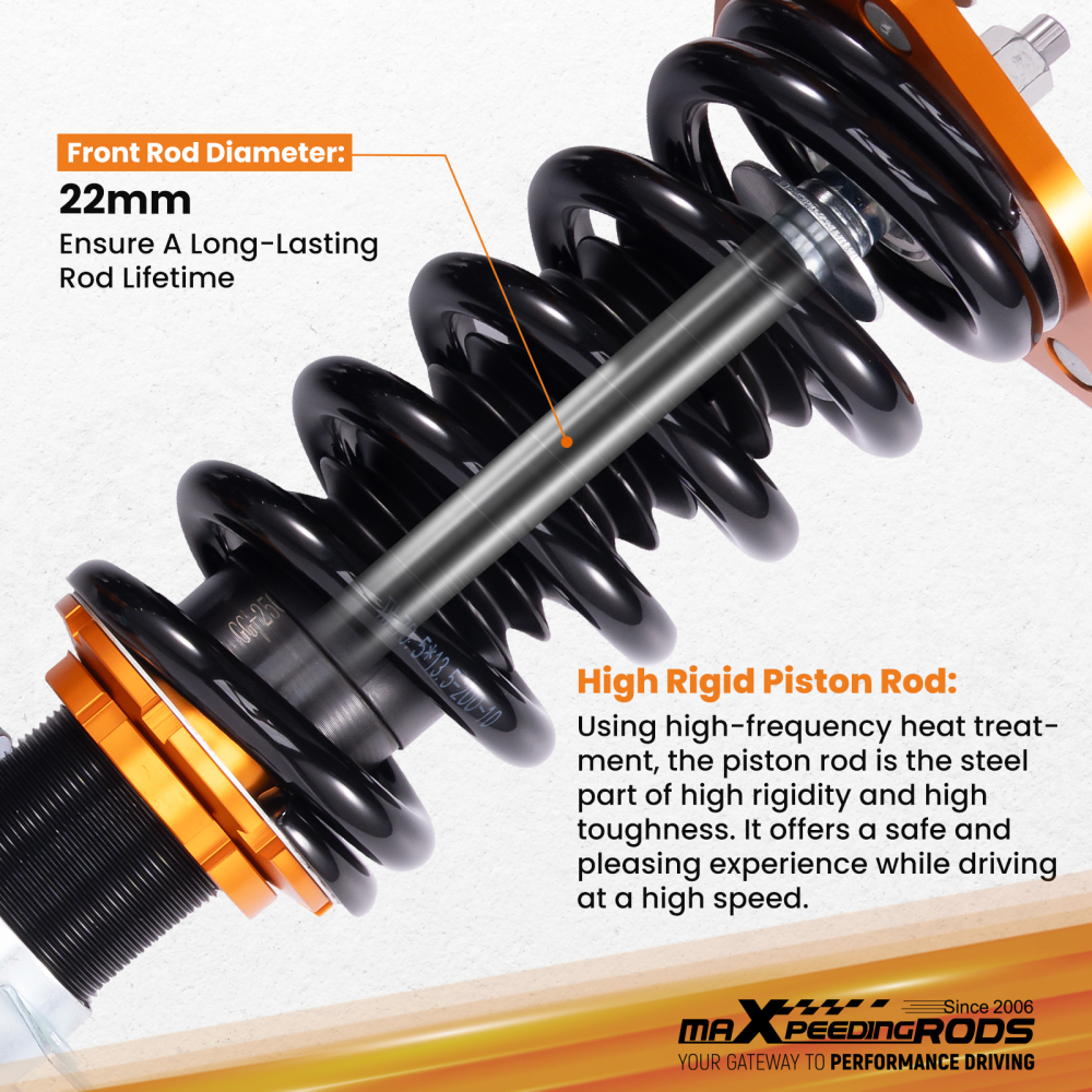 Coilovers Lowering Suspension Kit compatible for NISSAN 350Z 03-08 / Compatible for INFINITI G35 03-07