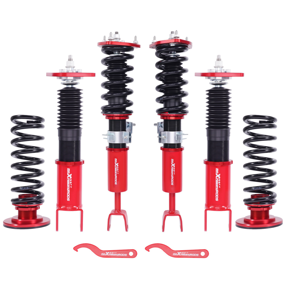 Kit di abbassamento delle sospensioni compatibile per Nissan Fairlady 350Z Z33 03-08 Adj. Ammortizzatore (Set di 4) Lowering Kit