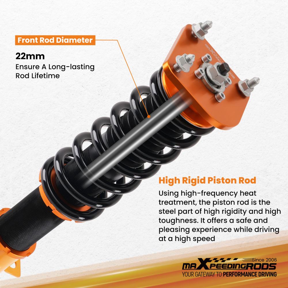 Coilovers Kit compatible for Mazda Protege ES 1999-2002 1.8L 2.0L Shock Absorbers Struts