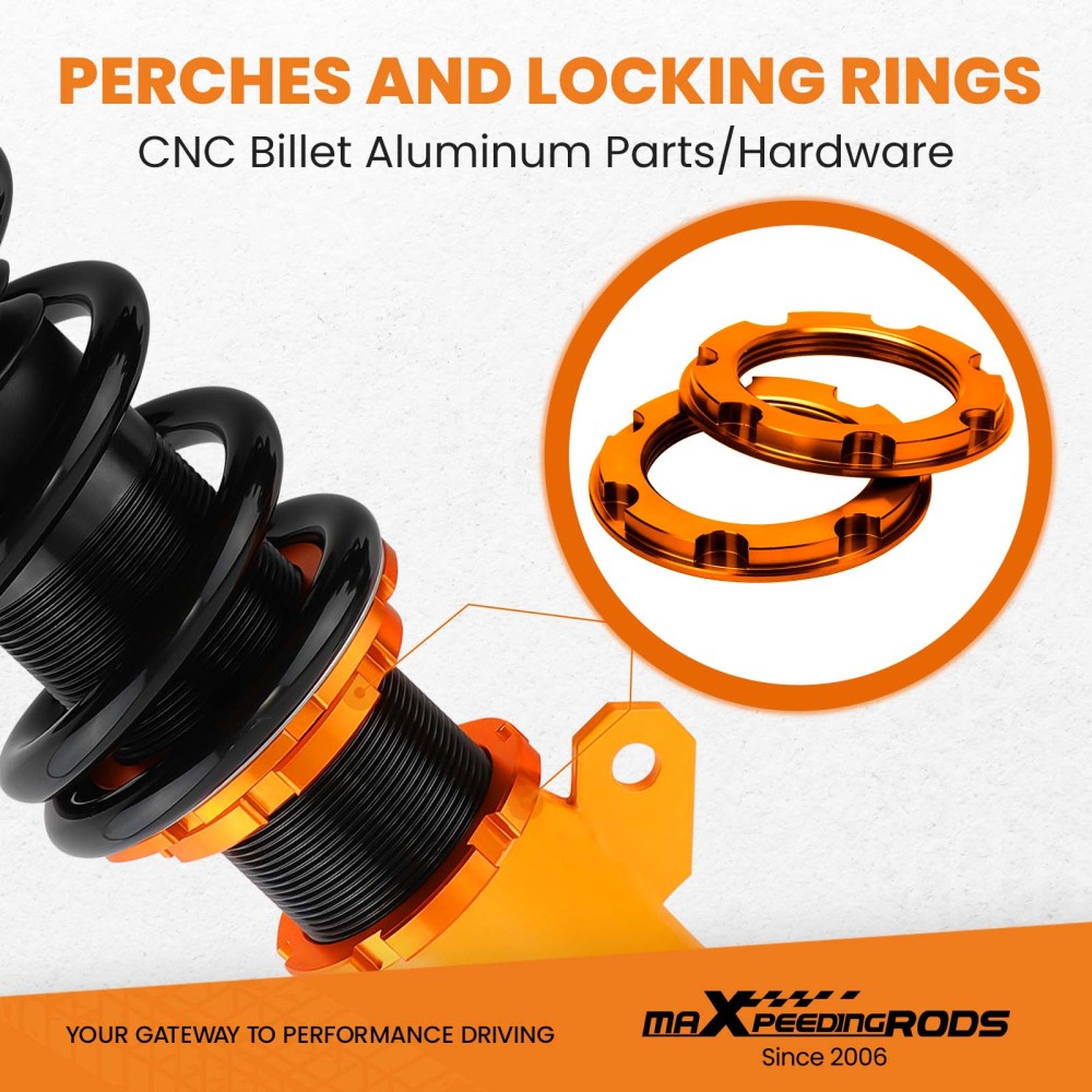 Coilovers Kit compatible for Mazda Protege SE Model 1.6L Adjustable Height Shock Struts Lowering Kit