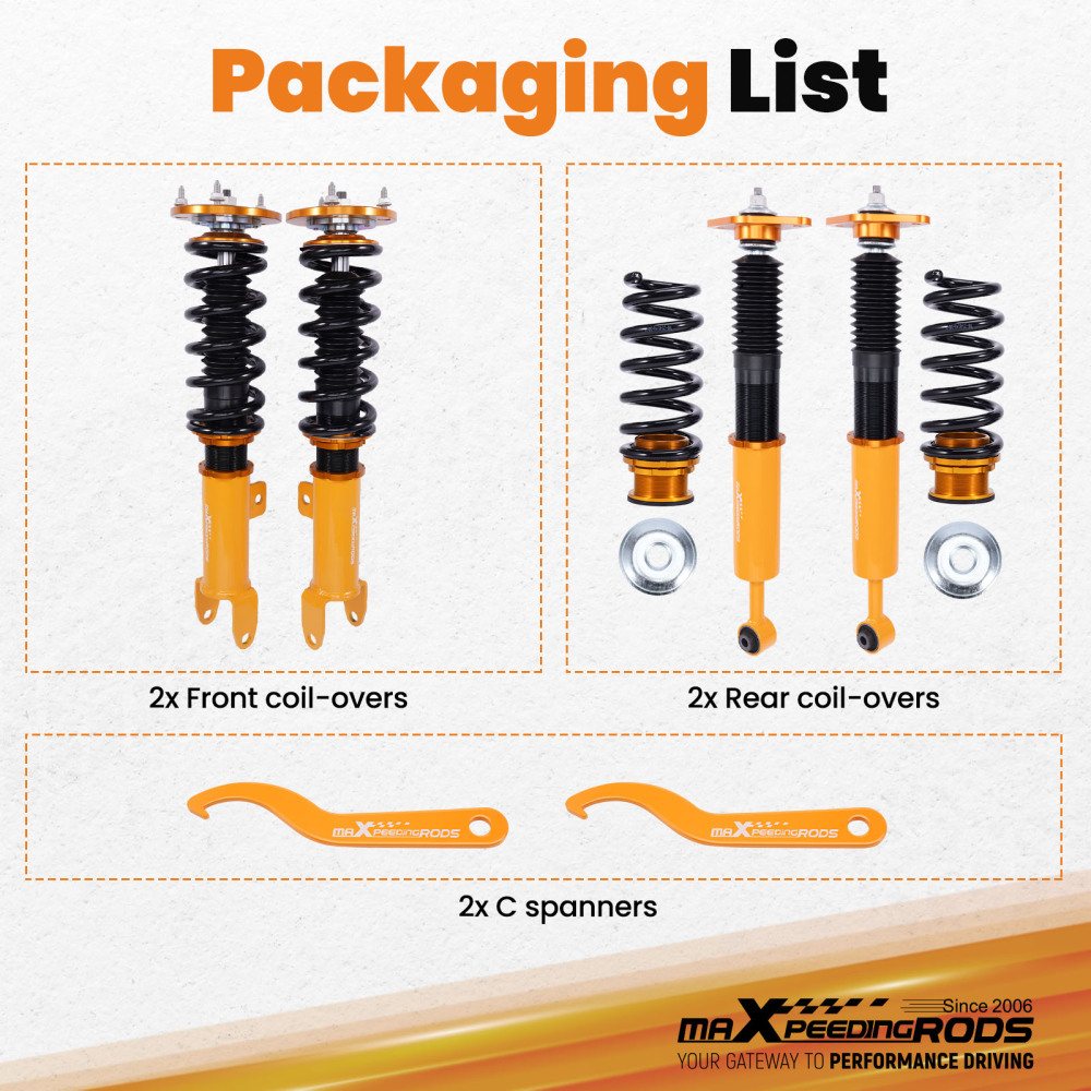 Coilovers Suspension Kit compatible for Dodge Challenger Sxt compatible for Srt Coupe 2-door 2011-2022