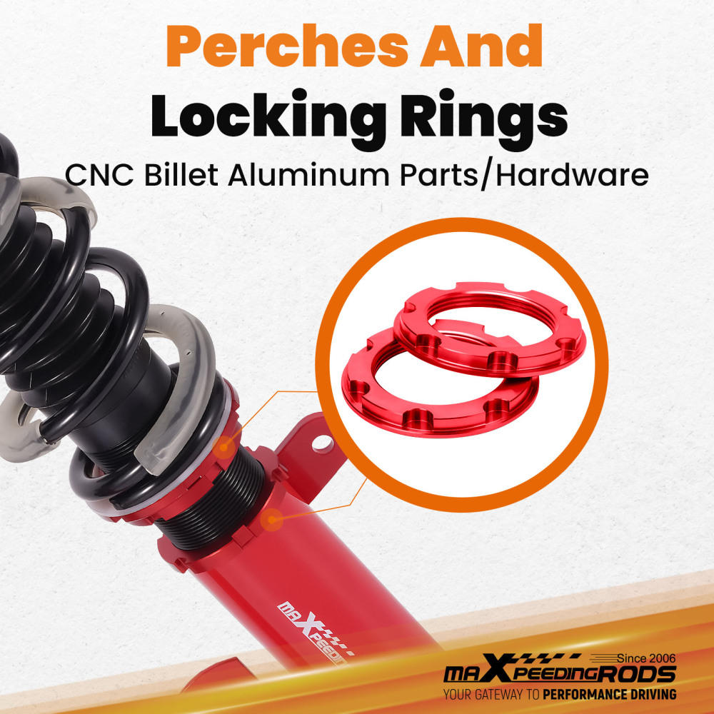 Coilovers compatible for Volvo S40/V50 compatible for Fwd 04-12 1.6 1.8 2.0 2.4 T5 D5 D4 D3