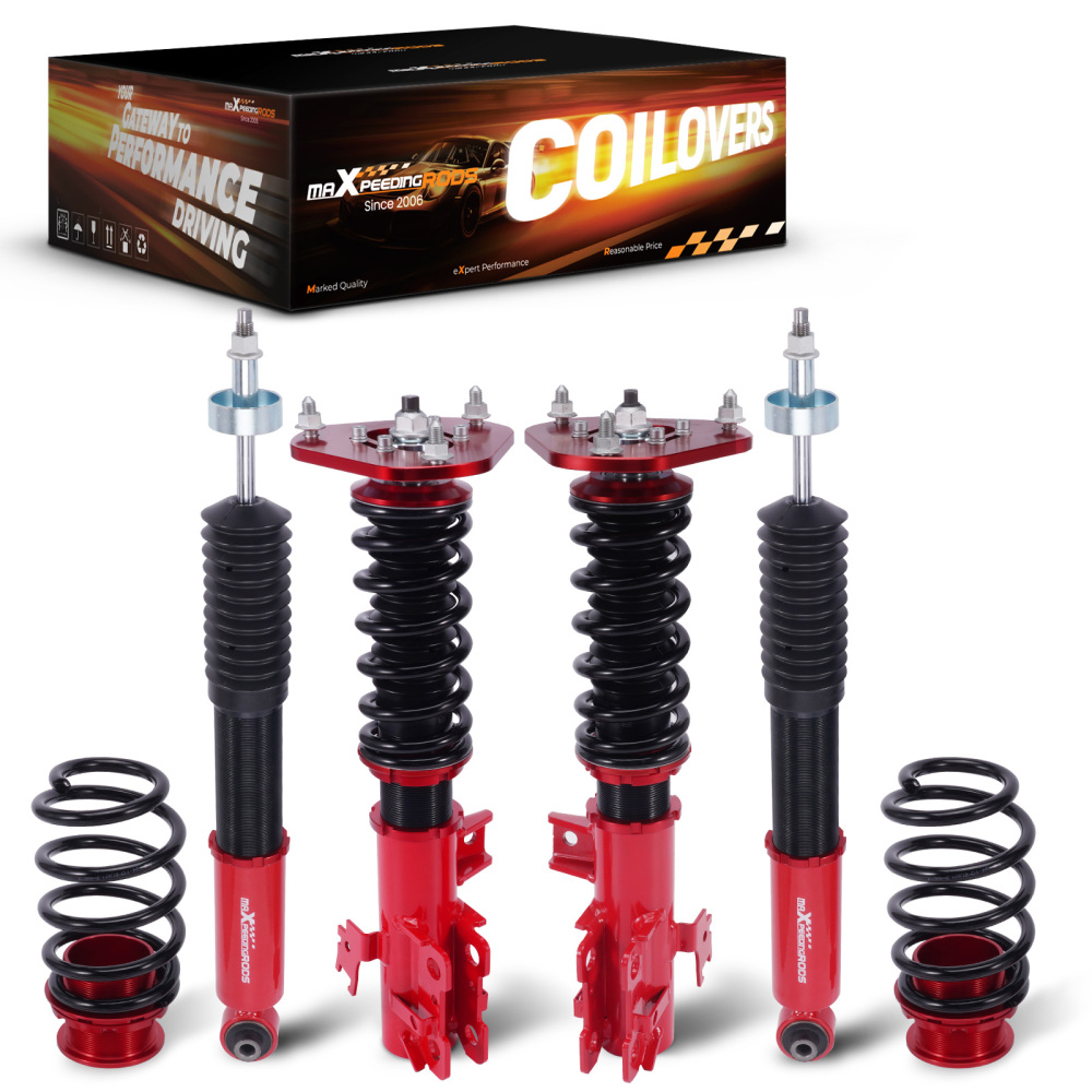 Front Rear Coilovers Suspension Kit For 2008-2015 compatible for SCION XB Base Wagon 2.4L