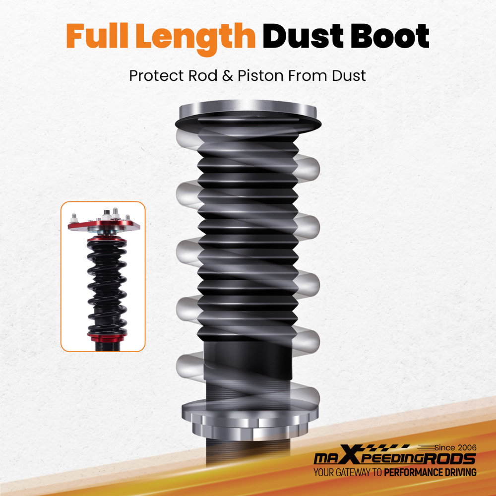 Front Rear Coilovers Suspension Kit For 2008-2015 compatible for SCION XB Base Wagon 2.4L