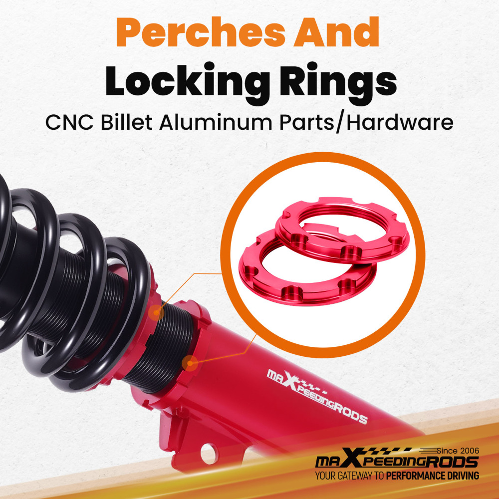 Maxpeedingrods Coilover Suspension Kit compatible for Ford Taurus 1997-2007 Shocks Struts