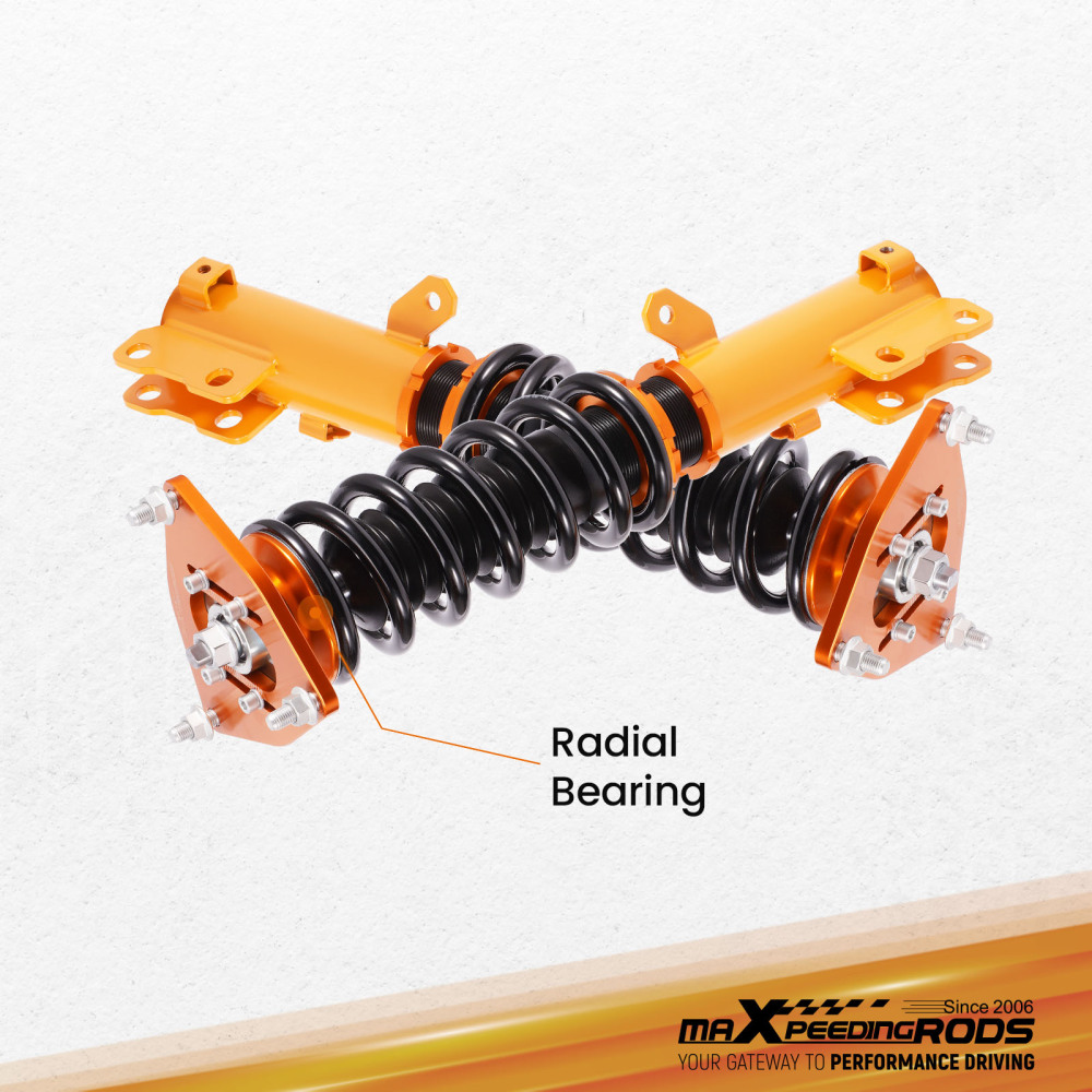 KIT Assetto Regolabile a Ghiera Ammortizzatore compatibile per Hyundai Coupé GK 2002-2009