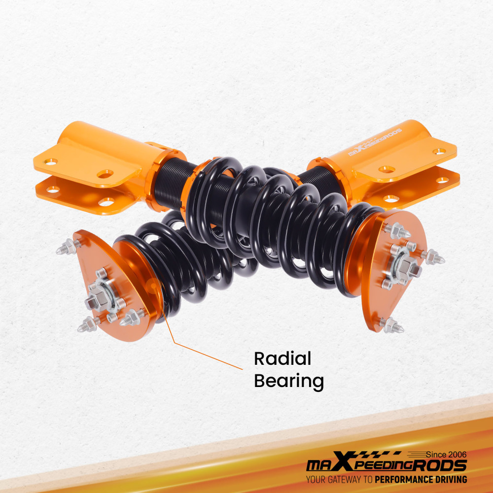 Front Complete Coil Spring Struts Rear Shocks compatible for Scion xB 2004-2006 Coilovers