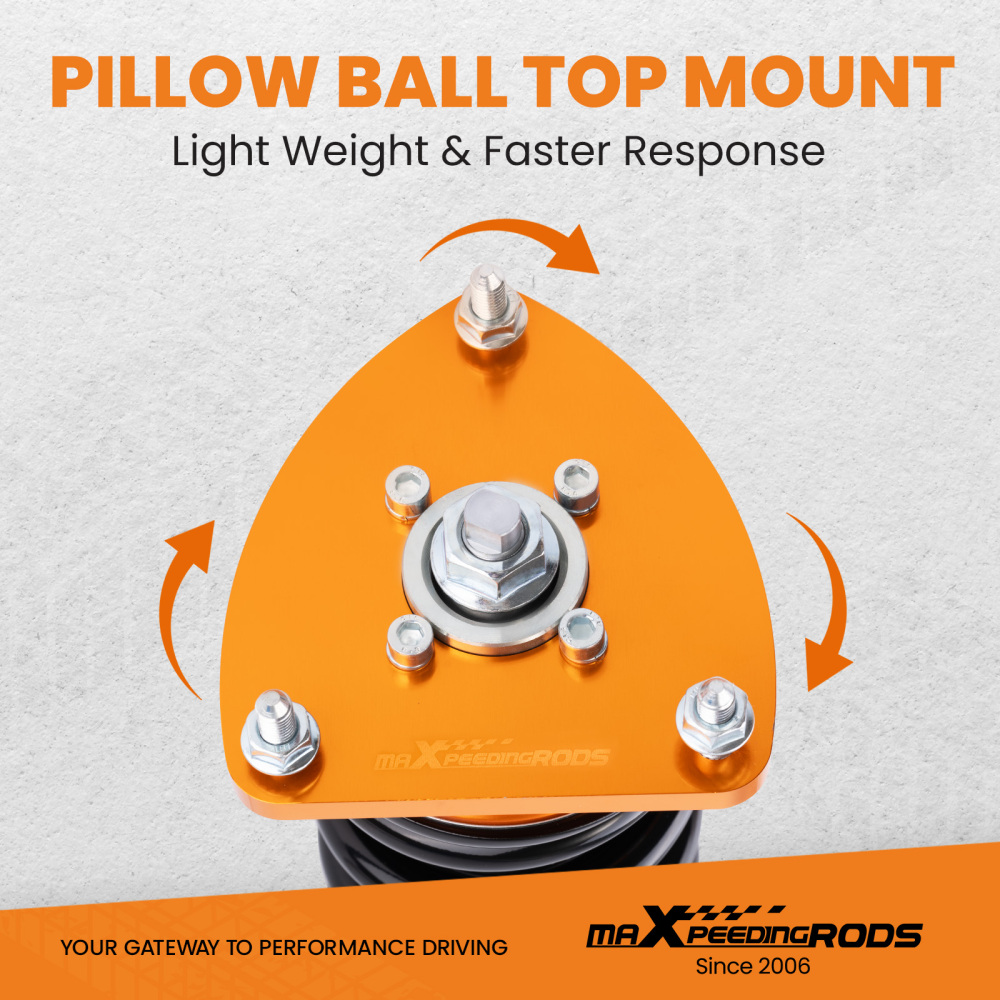 Front Complete Coil Spring Struts Rear Shocks compatible for Scion xB 2004-2006 Coilovers