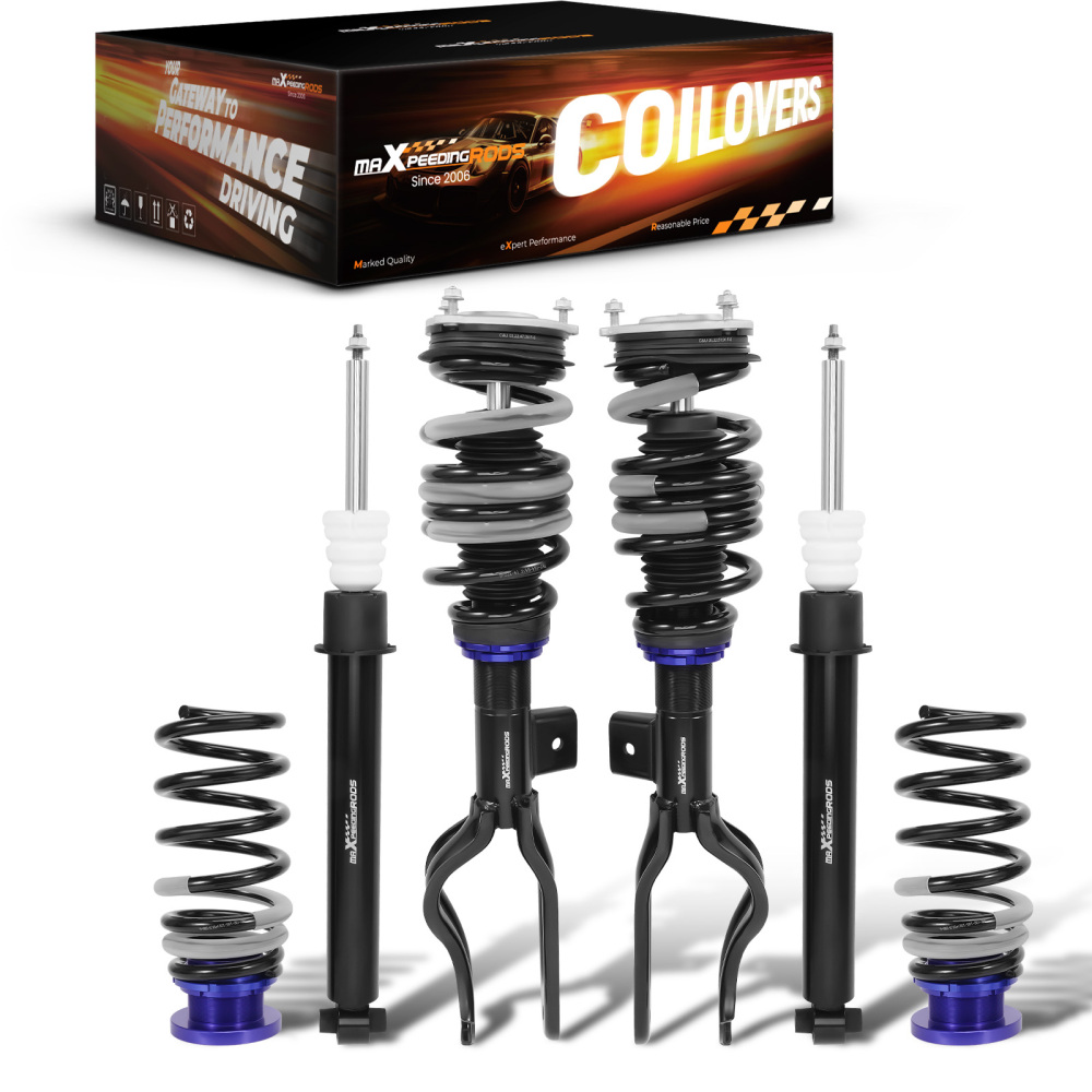 MaXpeedingrods Coilovers Lowering Kit compatible for Tesla Model 3 AWD Height Adjustable