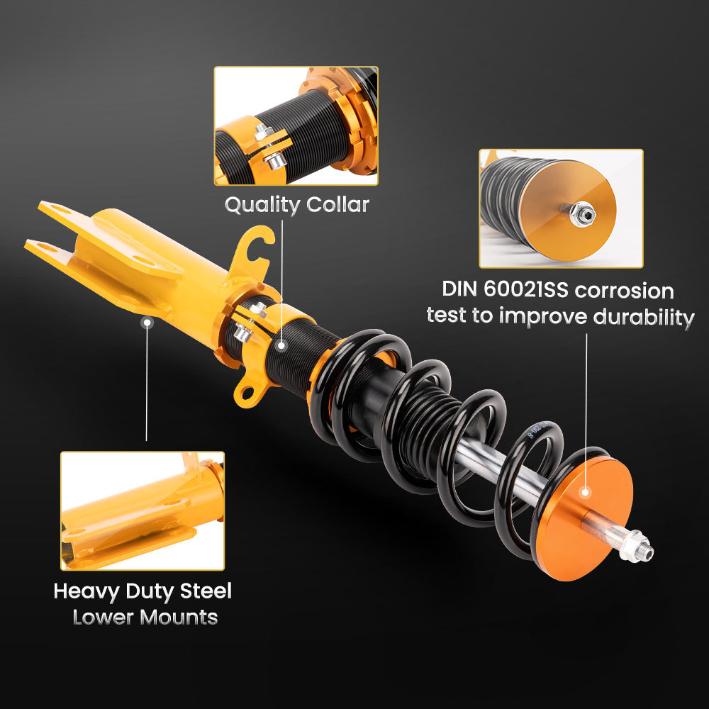 Compatible for BMW X5 E53 2000-2006 2002 2003 2004 2005 2x Front Coilover Shocks Springs Lowering Kit