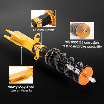 Compatible for BMW X5 E53 2000-2006 2002 2003 2004 2005 2x Front Coilover Shocks Springs Lowering Kit