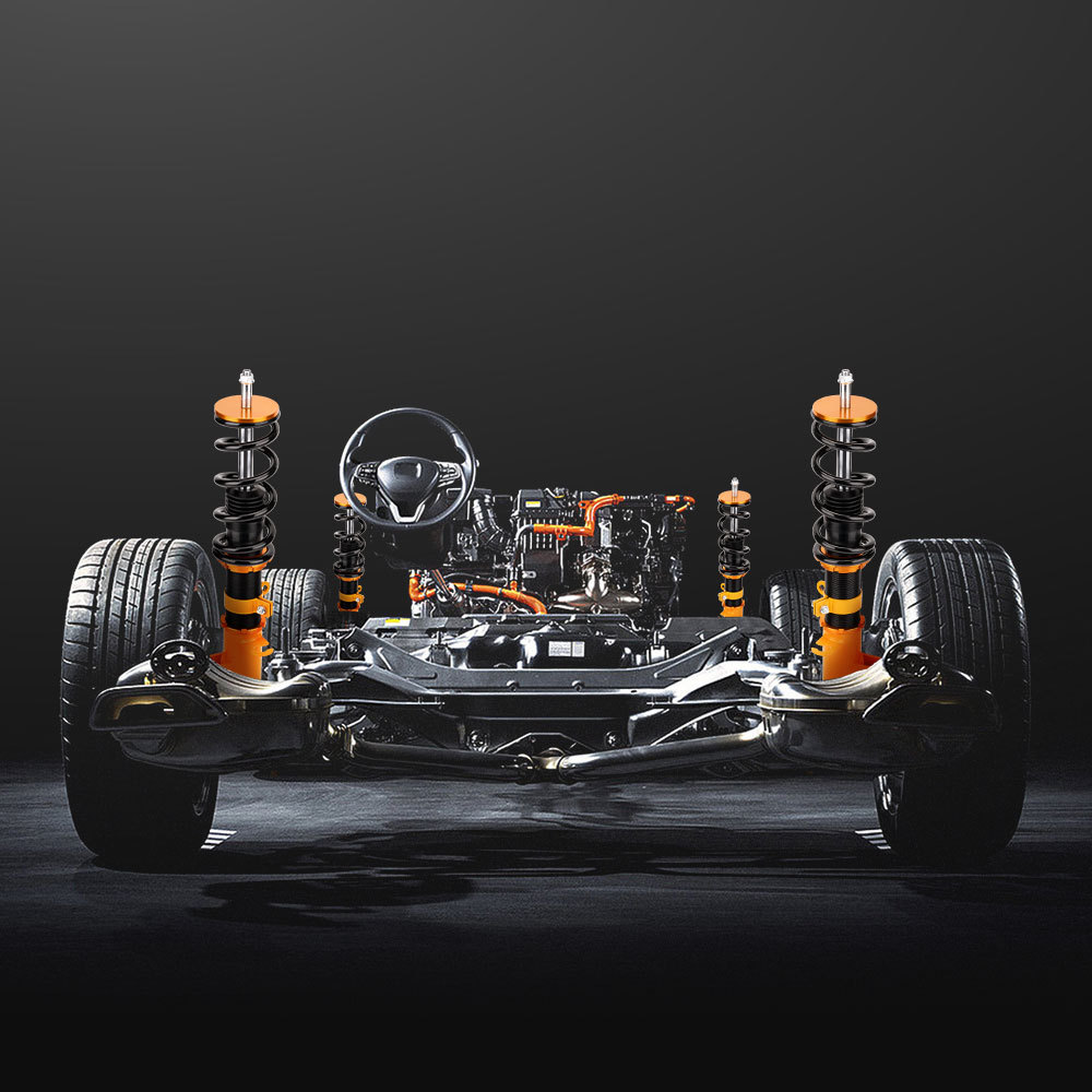 Compatible for BMW X5 E53 2000-2006 2002 2003 2004 2005 2x Front Coilover Shocks Springs Lowering Kit