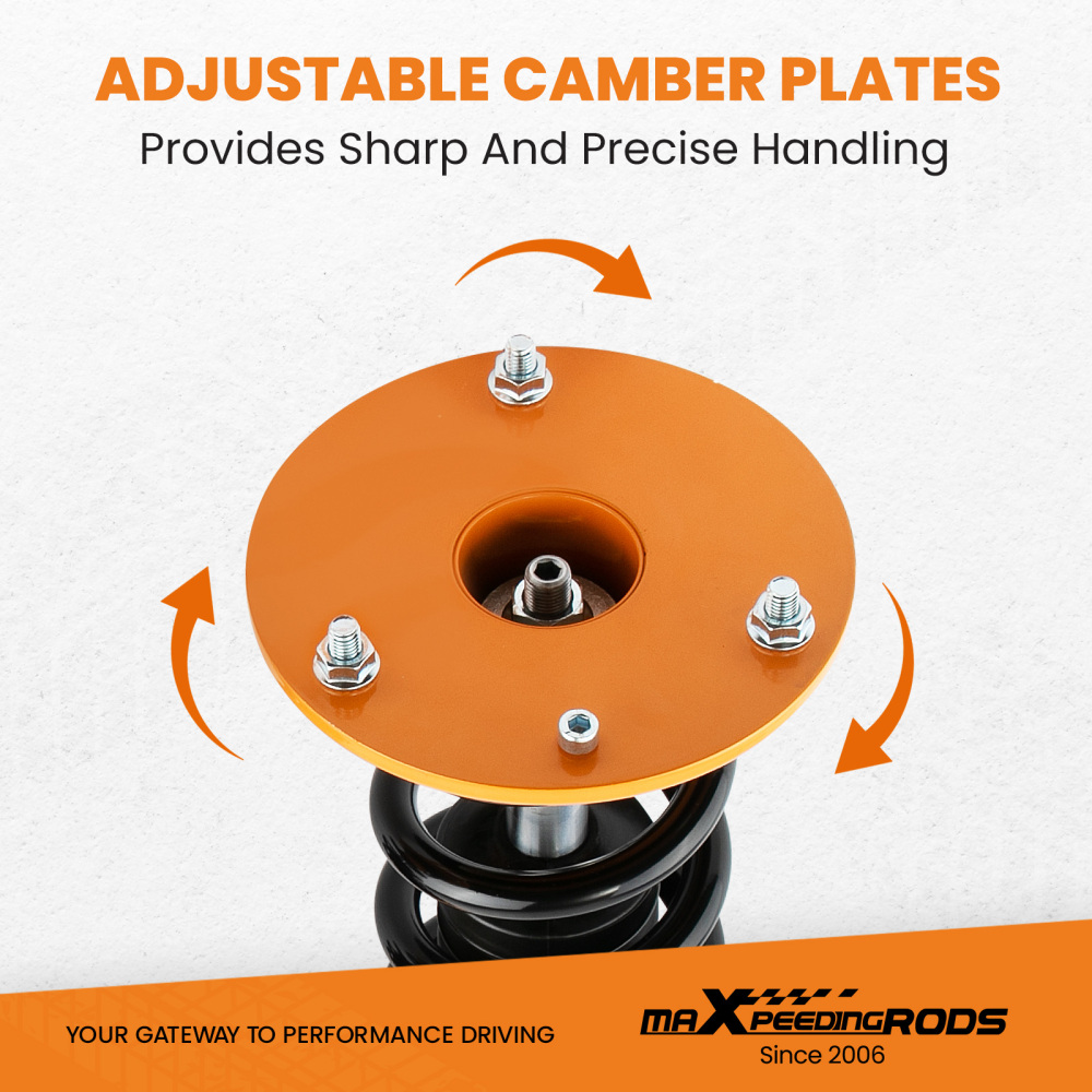 Air to Coil Coilovers ShocksSprings Conversion Kits compatible for BMW X5 E53 2000-2006