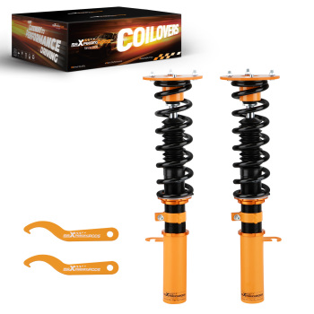 Front Air Strut to Coil Spring Shocks Conversion Kits compatible for BMW X5 E53 2000-2006