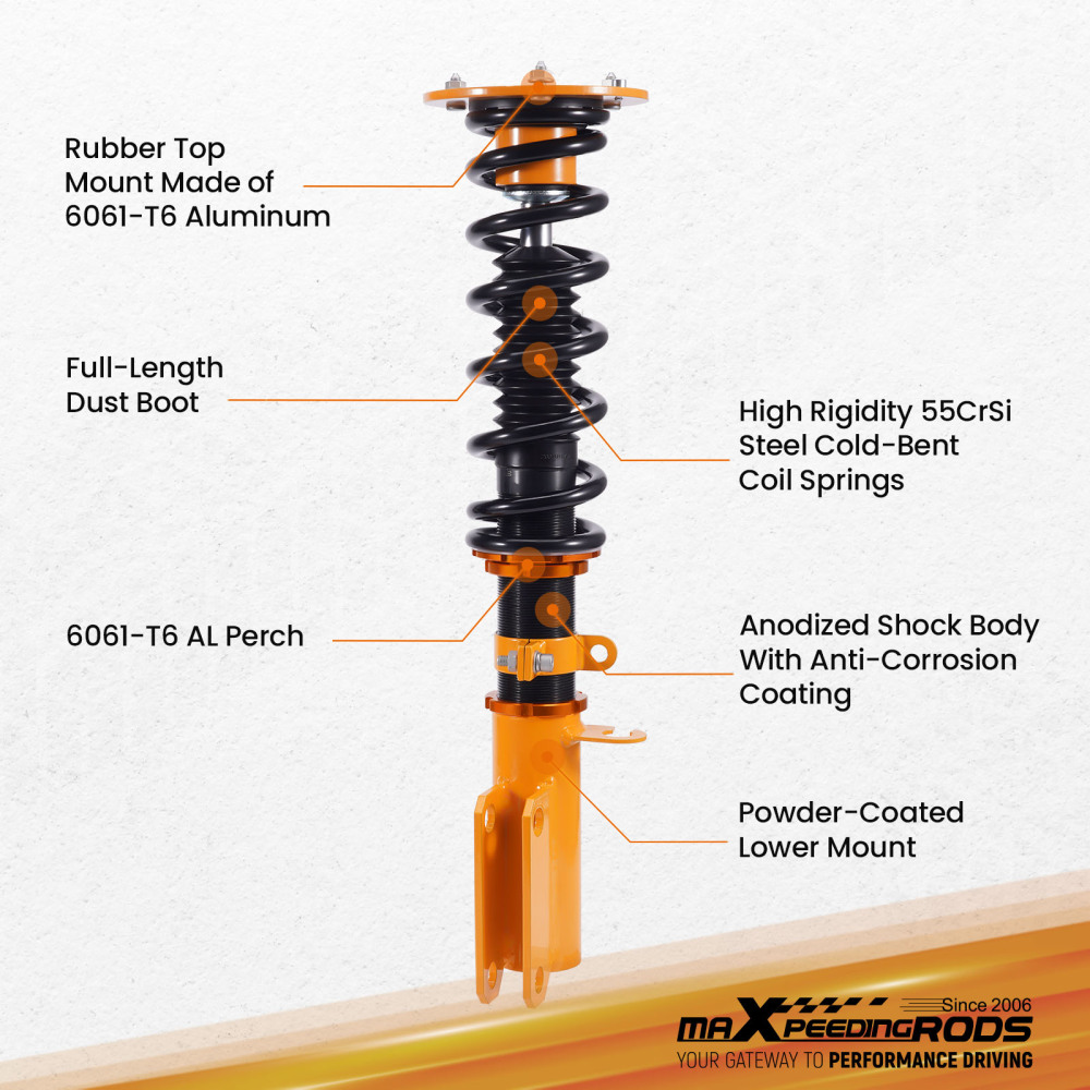 Coilovers kit compatible for BMW X5 E53 2000-2006 2001 2002 2003 2004 2005
