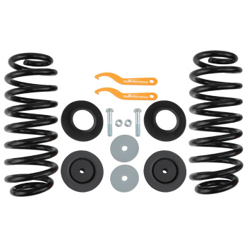 Rear Coilovers Shocks and Springs compatible for BMW X5 E53 2000-2006 Adj. Height Struts Lowering Kit