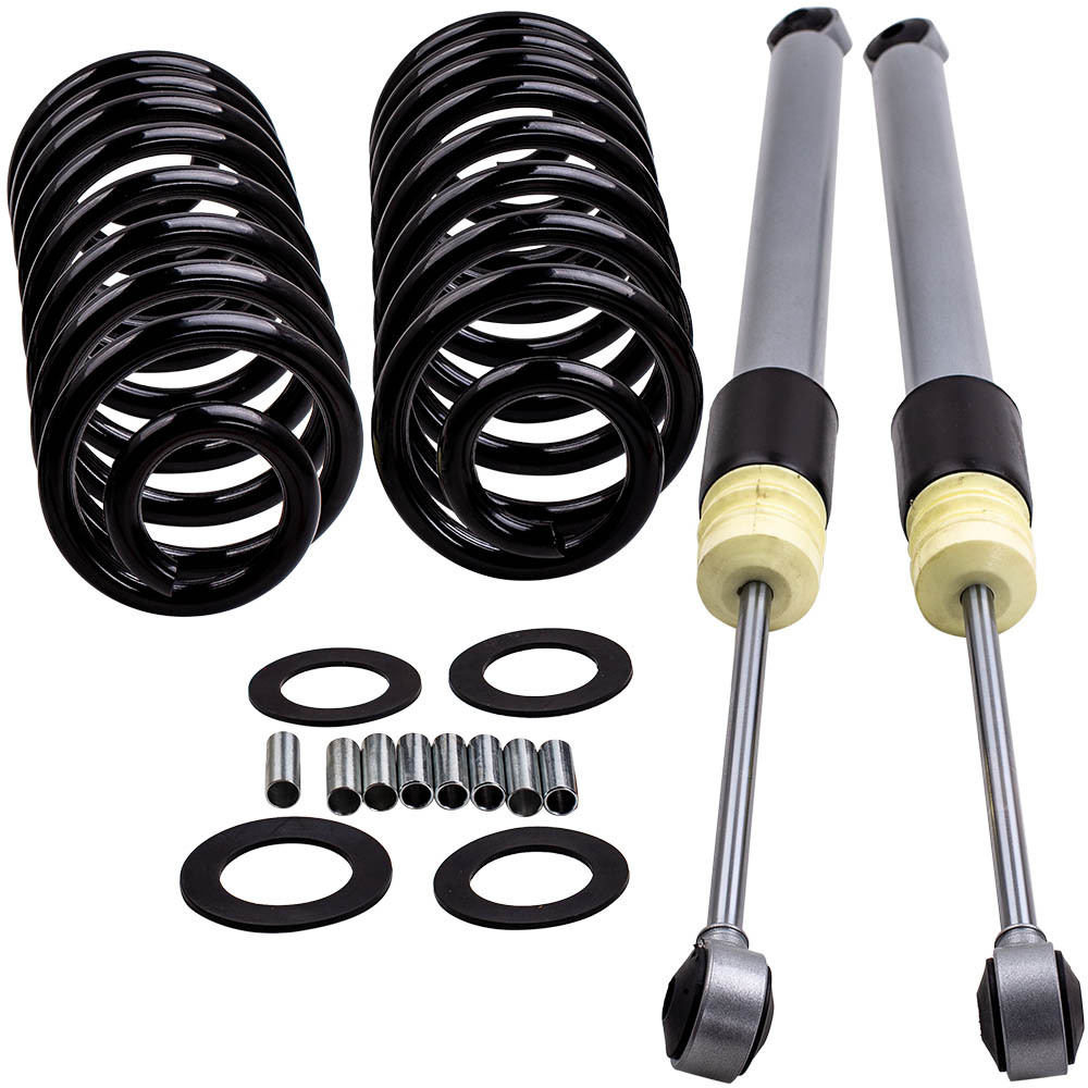 Compatible for HUMMER H2 2003-09 Rear Suspension Air Bag/Coil Spring Conversion shocks Pair
