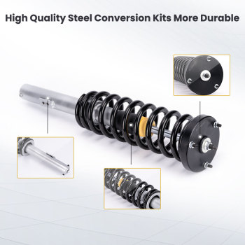Compatible for Mercedes Benz W220 S600 Spring 2203205013 Rear Airmatic to Coil Conversion Lowering Kit