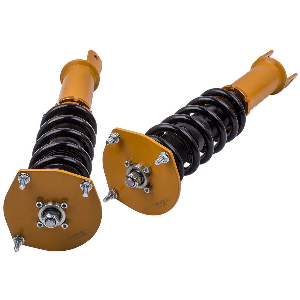 Height Adjustable Shocks Springs Front Pair Set compatible for Lincoln Mark VIII 1993-1998