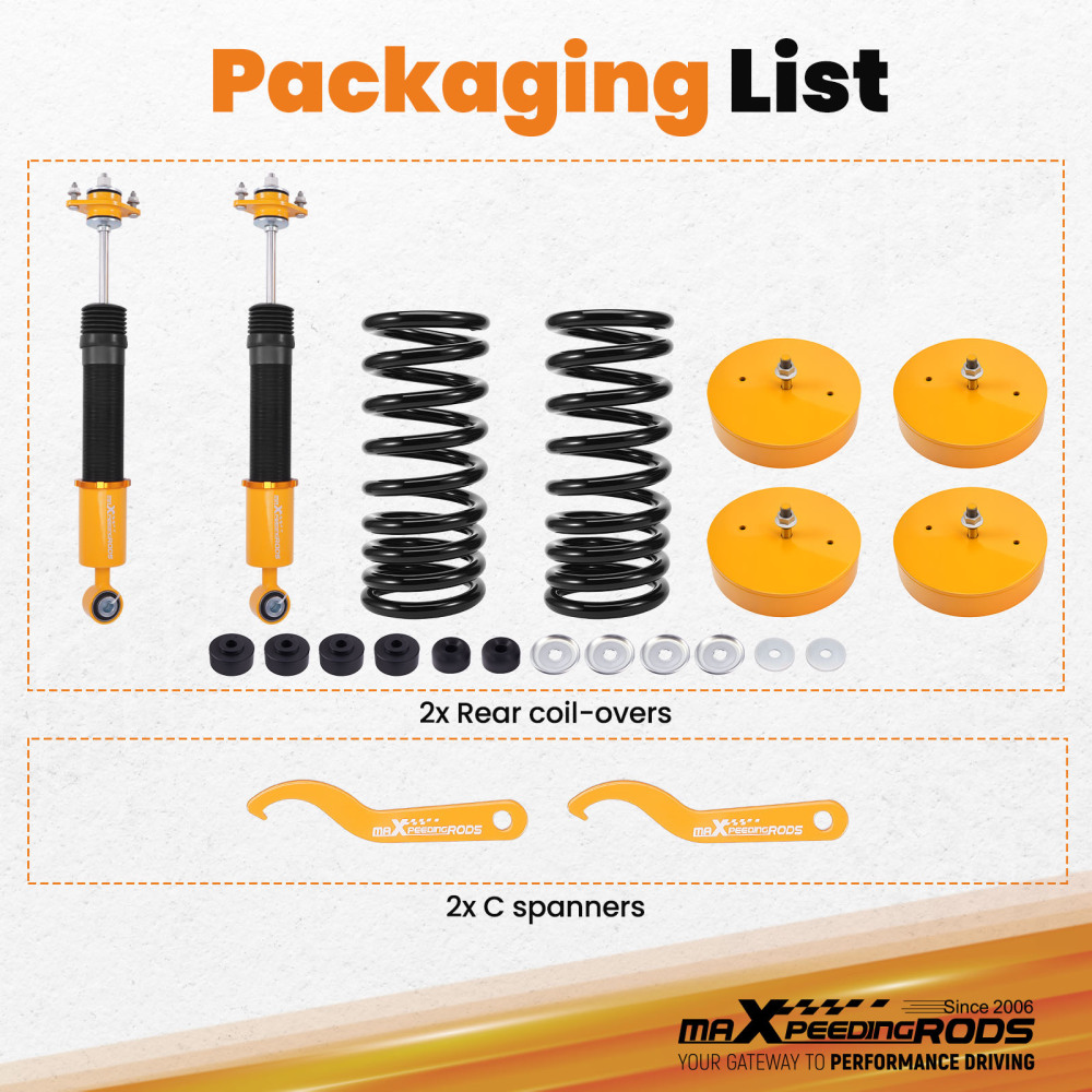 Compatible for Lincoln Mark VIII 93-98 Assembly Air to Struts Coil Springs Conversion Kits