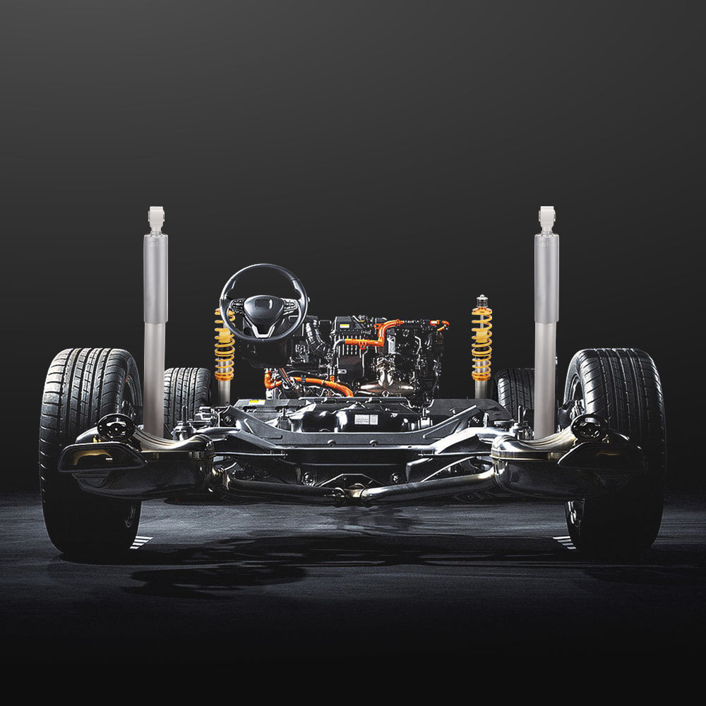 For 98-02 compatible for Lincoln Navigator 4WD Air to Coil SpringsShocks Conversion Kit