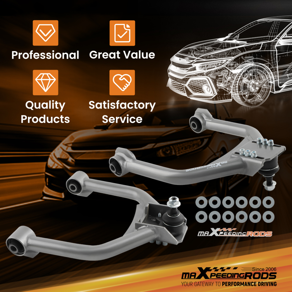 Adjustable Front Upper Camber Control Arms for Dodge Challenger 2006-2022 23 RWD