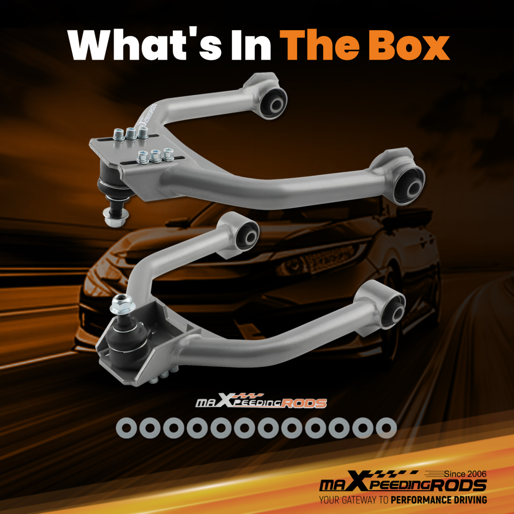 Adjustable Front Upper Camber Control Arms for Dodge Challenger 2006-2022 23 RWD