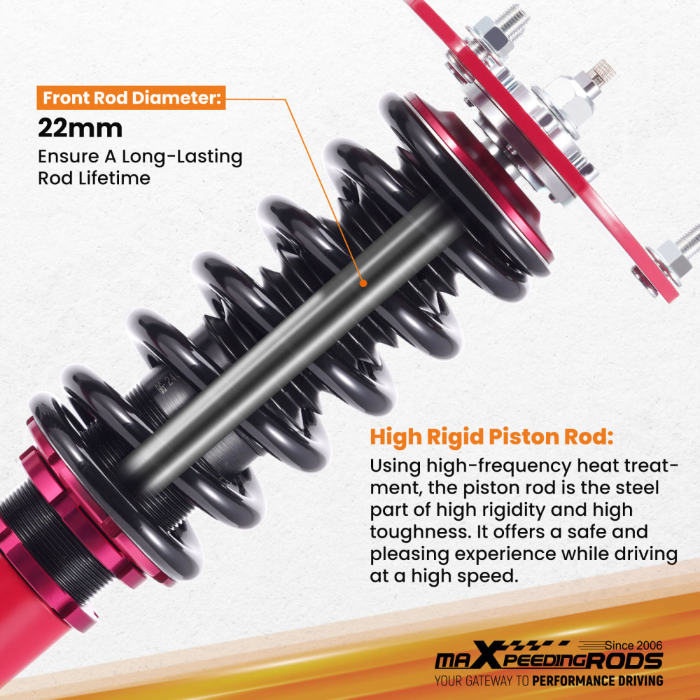 Coilovers Coils compatible for Mitsubishi 3000GT compatible for AWD 1991-1999 92 93 94 95 96 97 98 Shocks lowering kit