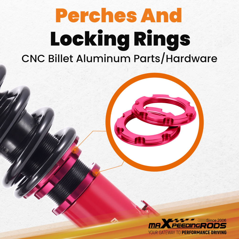 Coilovers Coils compatible for Mitsubishi 3000GT compatible for AWD 1991-1999 92 93 94 95 96 97 98 Shocks lowering kit