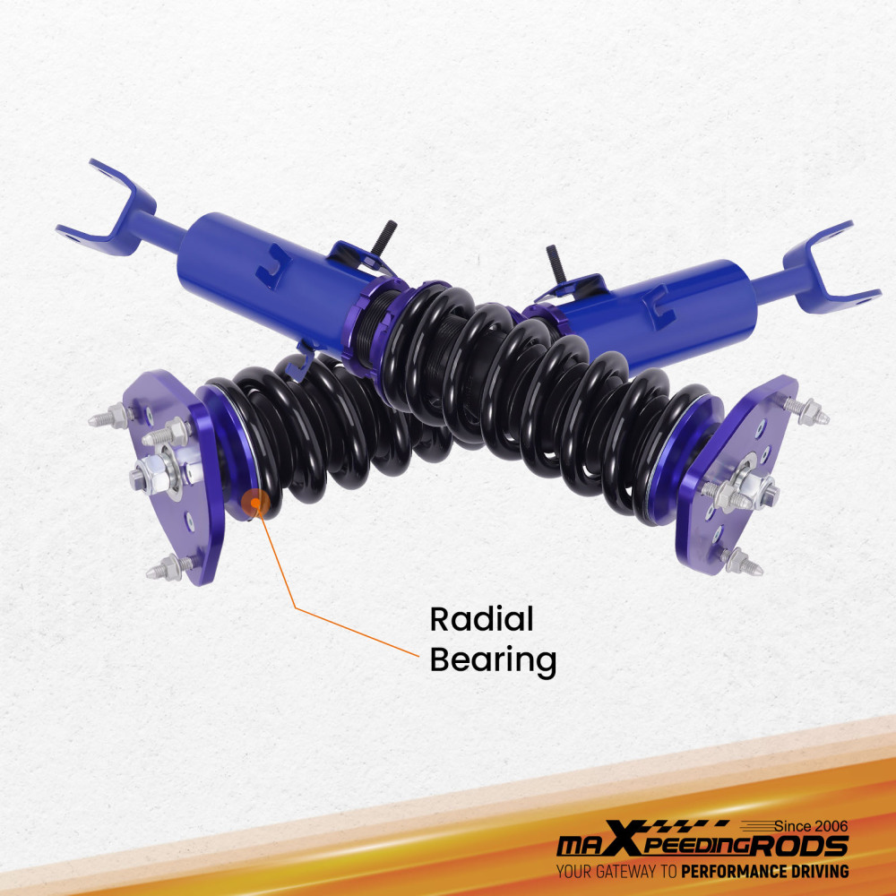 MaXpeedingrods Coilovers Suspension Lowering Kit compatible for Nissan 350Z 2003-2008