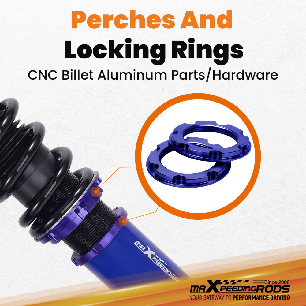 Sospensione Ammortizzatore Coilove Kit compatibile per Nissan 350Z Coupé Z33 compatibile per Infiniti G35