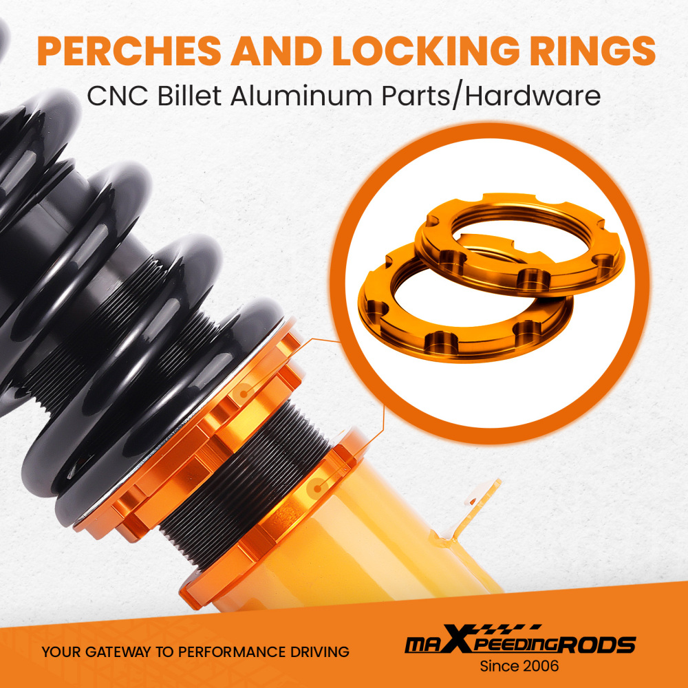 Ammortizzatori Assetto a Ghiera Regolabile compatibile per Nissan Skyline Coupé 350Z Z33