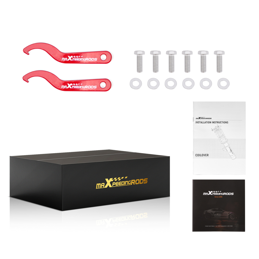 MaXpeedingrods Coilovers Suspension Lowering Kit compatible for Nissan 350Z 03-08