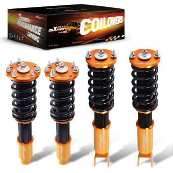 Compatible for Honda Accord 8th Gen Full Assembly Golden Coilover Suspension Kits 2008 - 2012 Lowering Kit