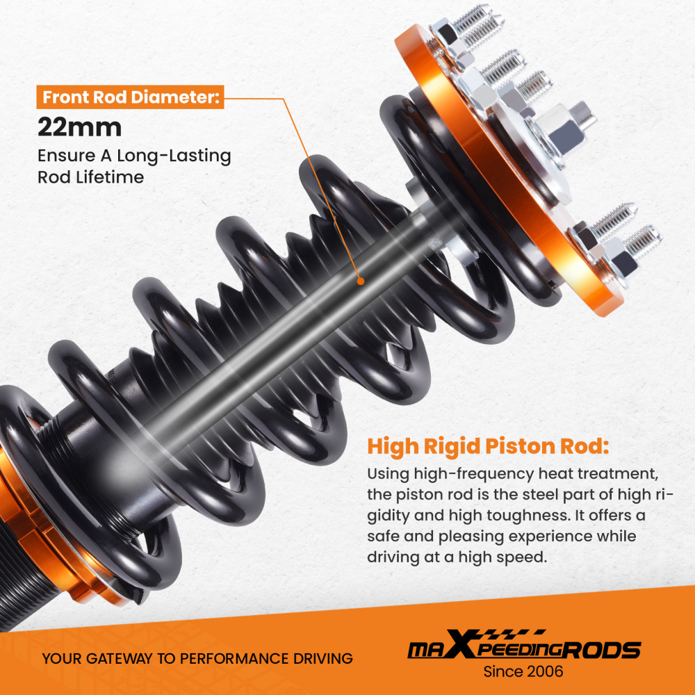 Coilovers Suspension compatibile per Honda ACURA 2008-2012 Ammortizzatore  Lowering Kit