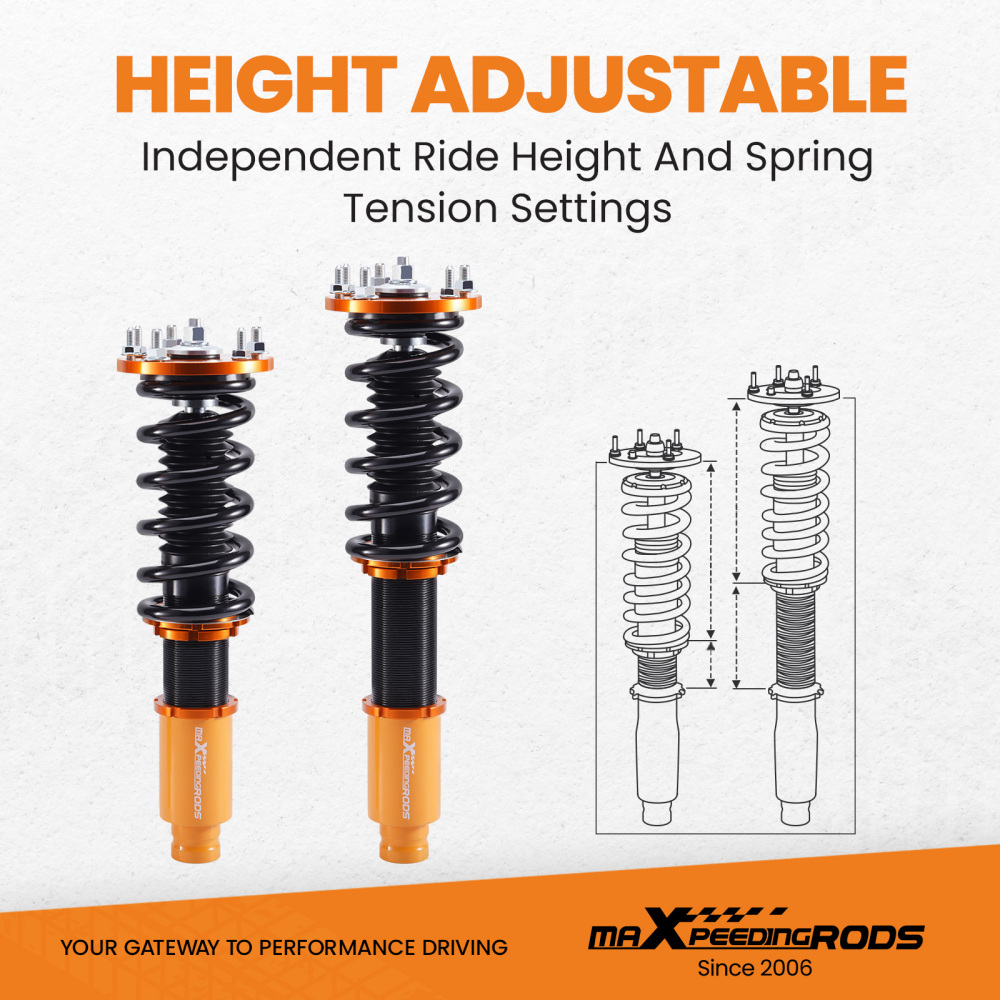 Coilovers Suspension compatibile per Honda ACURA 2008-2012 Ammortizzatore  Lowering Kit