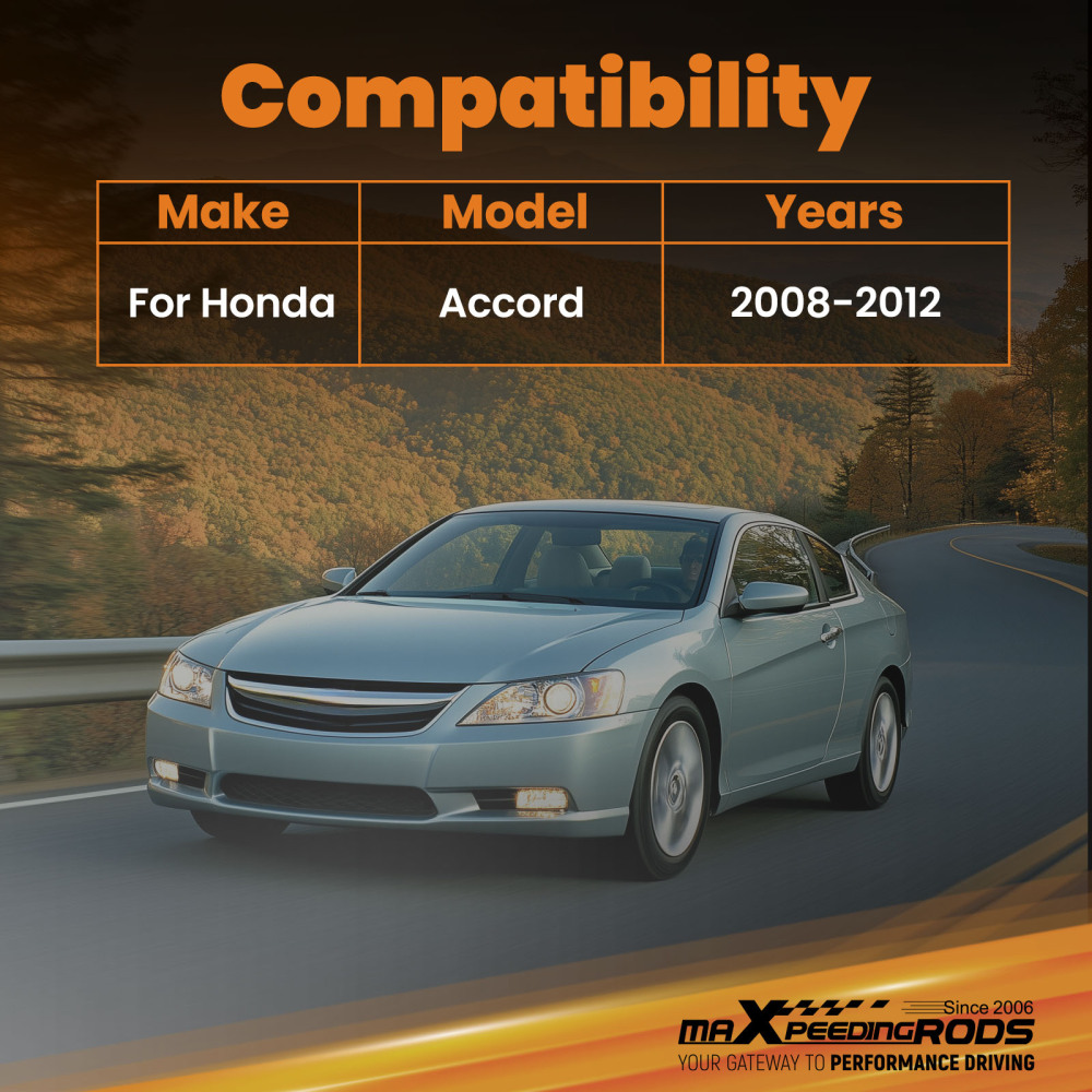 MaXpeedingrods CoiloversCamber Arm Kit compatible for Honda Accord 08-12 compatible for Acura TSX 09-14